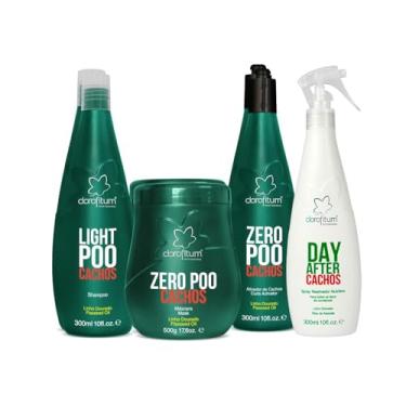 Imagem de Kit Máscara 500g Shampoo 300g Ativador de Cachos 300ml Day After Reativador de Cachos 300ml Cabelos Cacheado