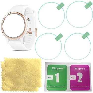 Imagem de Protetor de tela de vidro temperado Octelect para relógio inteligente Garmin fenix 5S Plus