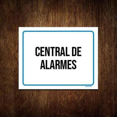 Imagem de Kit 3 Placas Ambiente Sinalização Setor Central De Alarmes - Sinalizo.