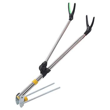 Imagem de Suporte para vara de pesca, chifres de silicone para vara de pesca em aço inoxidável Suporte para vara de pesca Estável para lago para margem para rio para aquarista de pesca(1,7 milhões)