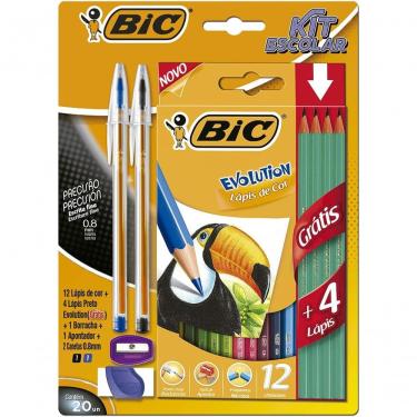 Imagem de Kit Escolar Completo Diversão E Qualidade Bic Para O Dia A Dia