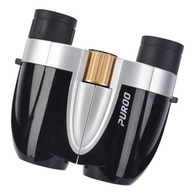 Imagem de Binóculos PUROO Compact 10x25 de alta potência impermeáveis pretos
