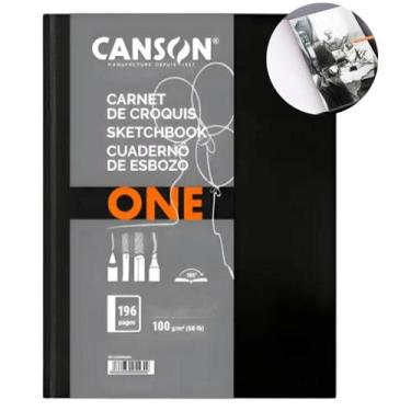Imagem de Caderno Sketchbook Canson Art Book One 100g A3 98Fls Costura