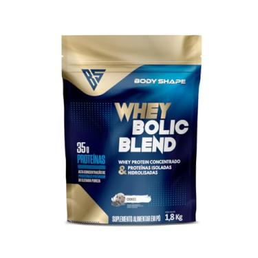 Imagem de Whey Protein Bolic 1.8kg Concentrado Isolado e Hidrolisado 35g de Proteínas Body Shape (Cookies)