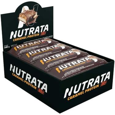 Imagem de Nutrata Caramel Protein Barra Proteína Display 12 Unidades