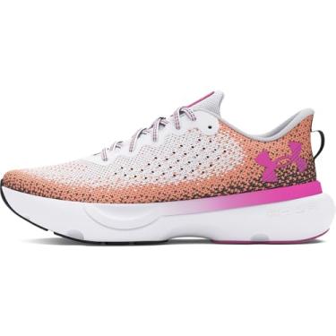 Imagem de Under Armour Tênis Infinite Feminino, (100) Branco/Antracite/Verde Retrô, 5