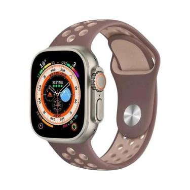 Imagem de Pulseiras De Silicone Esportivas De 42mm E 46mm Para Apple Watch Serie