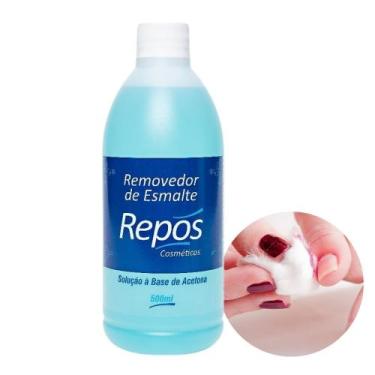 Imagem de Removedor de Esmalte Solução à Base de Acetona 500ml Repos Cosméticos
