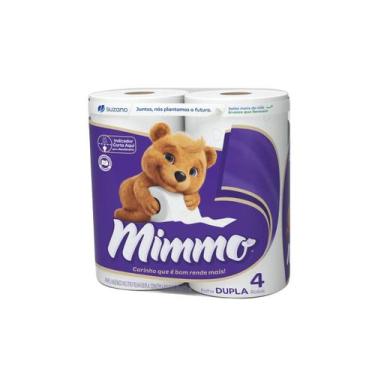 Imagem de Papel Higiênico Folha Dupla 30m com 4 Rolos Mimmo