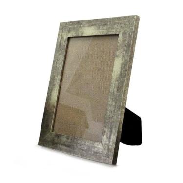 Imagem de Porta Retrato Slim Ouro Envelhecido - TaColado, 10 x 15 cm