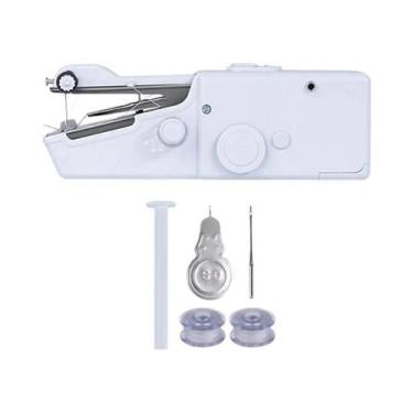 Imagem de Máquina De Costura Portátil Mini Elétrica Para Artesanato E Suprimento