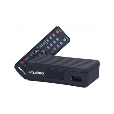 Imagem de Mini Conversor e Gravador Digital Aquário DTV-4000S Full HD HDMI USB Central de Mídia Controle Remoto Preto