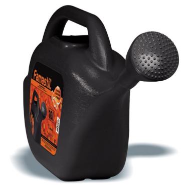 Imagem de Regador Plástico 4,5L para Irrigação de Jardins Vasos e Plantas Preto Famastil