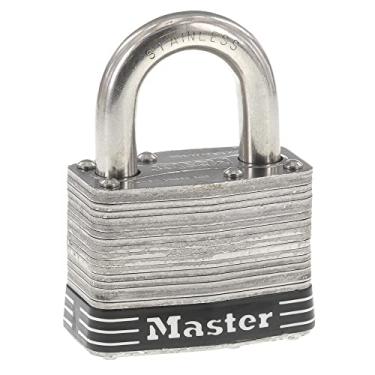 Imagem de Master Lock 5SSKAD Cadeado de aço inoxidável com chave, 1 unidade