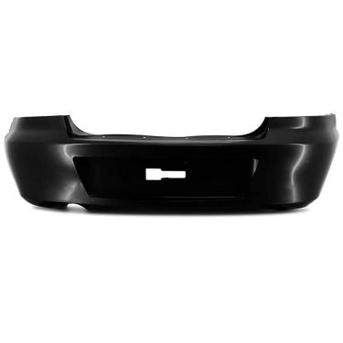 Imagem de Parachoque Traseiro Prisma 2007 A 2012 Preto Liso Dts