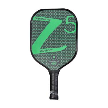 Imagem de ONIX Raquete de Pickleball Graphite Z5 (face de fibra de carbono grafite com superfície de textura áspera, aderência confortável e núcleo de favo de mel Nomex para toque, controle e energia), verde