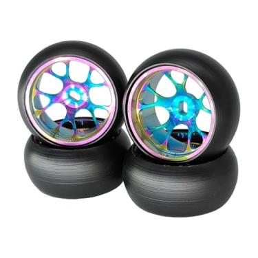 Imagem de Fancyes 4Pcs RC Car Drift Tire RC Car Acessório Substituição Upgrade Rodas Profissionais para RM02 K969 Iw04M 1/28 Acessório DIY