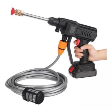 Imagem de Lavadora Jato De Alta Pressão Recarregável Portátil Sem Fio Frequência