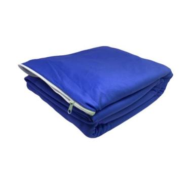 Imagem de Capa Para Colchão Casal Queen - Malha Gel Com Zíper - JGM, azul royal