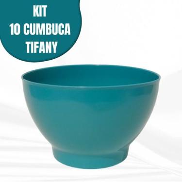 Imagem de Cumbuca Tigela Vasilhas Pote 700ml Kit 10 und Petiscos Caldos Sorvete 