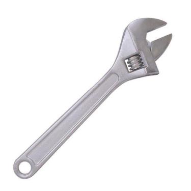 Imagem de Chave Inglesa 08 Polegadas,20 cm em Aço Carbono, Cromada Fertak