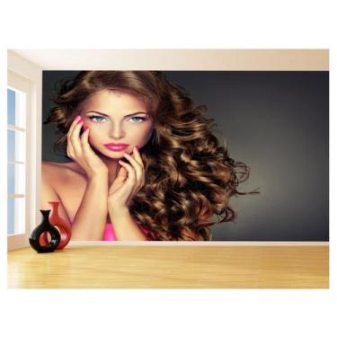 Imagem de Papel De Parede Salão De Beleza Maquiagem Make 3,5M Slb74 - Você Decor
