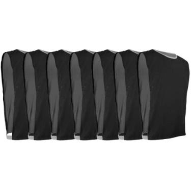 Imagem de Kit com 7 Coletes Juvenil 7 a 13 anos Colete de Futebol Esportivo Dry 