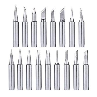 Imagem de Mesee 17 peças kit de pontas de ferro de solda 900 m sem chumbo soldagem ponta de ferro de solda acessórios de substituição para Hakko, Radio Shack, TENMA, ATTEN, Quick, Aoyue, Yihua estação de solda