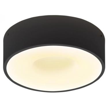 Imagem de Luminária plafon taschibra suchi led 40w 2700k branca/preta, PRETO