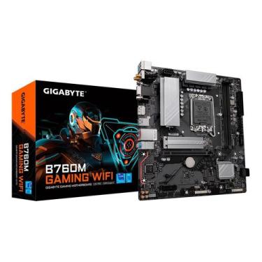 Imagem de Placa-Mãe Gigabyte B760M Gaming WIFI Rev.1.4, Intel LGA 1700 MATX, DDR