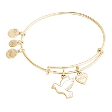 Imagem de Alex and Ani Bird Blueprint - Pulseira de pomba, branca, tamanho único, One Size, Cobre