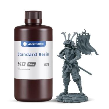 Imagem de ANYCUBIC Resina de Impressora 3D 8K Atualizada, Resina de Impressão 3D com Alta Precisão e Cura Rápida e Excelente Fluidez para Impressão 3D Lcd 4K/6K/8K/12K (Hd Grey, 1Kg)