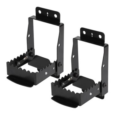 Imagem de ATV Pé Descanso, Anti Slip Universal Dobrável 4 Rodas Traseiras Peds Pegs Peds Pedals Almofadas, Pinos de Bicicleta de Terra,Pinos de Motocicleta para o Polaris Sportsman Scrambler