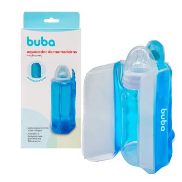 Imagem de Aquecedor de Mamadeira Instantâneo Portátil com Bolsa Azul Buba