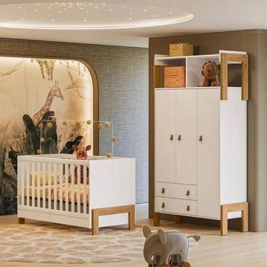 Imagem de Quarto Infantil Fantasia Com Roupeiro e Mini Cama