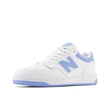 Imagem de New Balance Tênis masculino 480 V1, Branco/Team Carolina/alumínio claro, 35