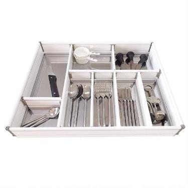 Imagem de Divisor De Talheres Organizador De Gaveta Jomer 9560