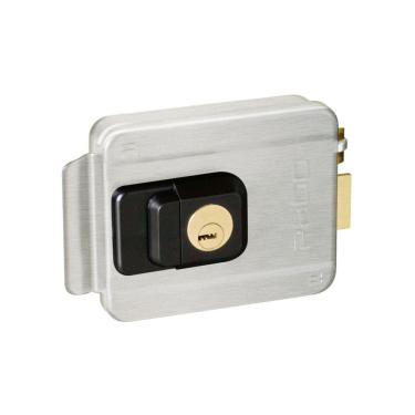 Imagem de Fechadura Sobrepor Elétrica Multiponto Botão - Inox - Pado