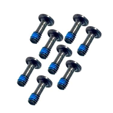 Imagem de JINTAI Preto 8 peças/conjunto de parafusos de cobertura inferior para Dell Latitude 5500 5501 5502 5509 Precision 3540 3541 3542