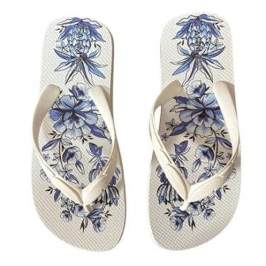 Imagem de Chinelo Farm Xilo Tropical Feminino Off-White-Feminino