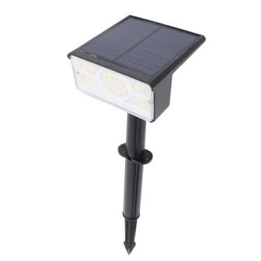 Imagem de Mingzhe Refletor Solar de Alto Brilho 49 LEDs à Prova de água Luz Solar para Paisagem Jardim Gramado (Luz quente)