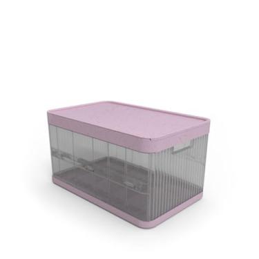 Imagem de Caixa Organizadora com Divisória de 21 litros (Rosa)