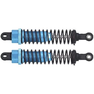 Imagem de RiToEasysports 2 Pces 80mm Rc Amortecedor, Atualização de Desempenho da Liga de Alumínio para a Esteira Rolante do Carro de Controle Remoto 2wd Com Suspensão Ajustável (#1)