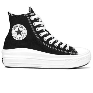 Imagem de Tênis Converse Chuck Taylor All Star Move Cano Alto Unissex | Preto-Unissex