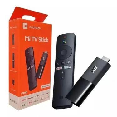 Imagem de Mi Tv Stick Android Com Controle De Voz Portátil Cor Preto TEC - Xiaom