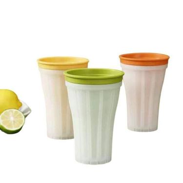 Imagem de Forma de Gelo Smoothie 150ML Copo com Tampa Hermética em Plástico Transparente Top Rio...