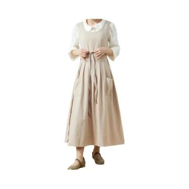 Imagem de Avental Retro De Algodão Para Mulheres, Ideal Para Cozinhar, Assar, Ja