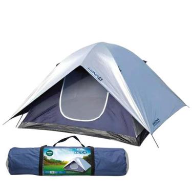 Imagem de Barraca Camping Mor Iglu Luna Até 4 Pessoas Acampamento, Azul