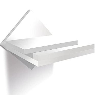 Imagem de Suporte de Parede Vermont para Pendurar Bike Bicicleta de Mdf Branco