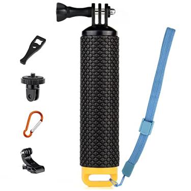 Imagem de SOONSUN Punho flutuante à prova d'água para GoPro Hero 11, 10, 9, 8, 7, 6, 5, 4, 3, 2, Hero Session, Fusion, Max, AKASO, SJCAM, DJI Osmo Action Camera Handler Handle Mount Acessórios